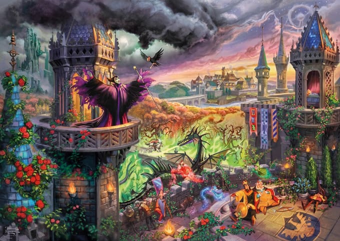 Schmidt Thomas Kinkade Studios: Maleficent Puzzle 1000 pcs