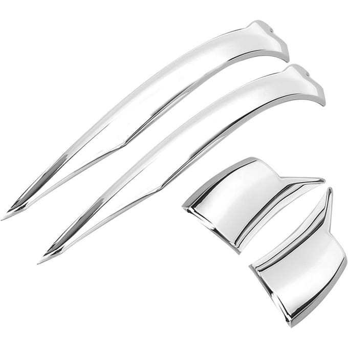 Zijspiegel Strip Decoratie Links Bestuurderskant Vervanging voor Mazda CX 30 2020 2021 white