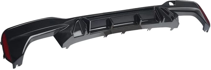 Achterdiffuser - Voor BMW G30/G38/F90 M Sport (2017-2020) - M5 Competitie Stijl - Carbon Look - Auto accessoires