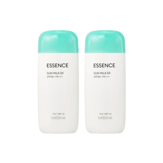 MISSHA - All Around Safe Block Essence Sun Milk EX (SPF50+ PA+++) (2elk) Set