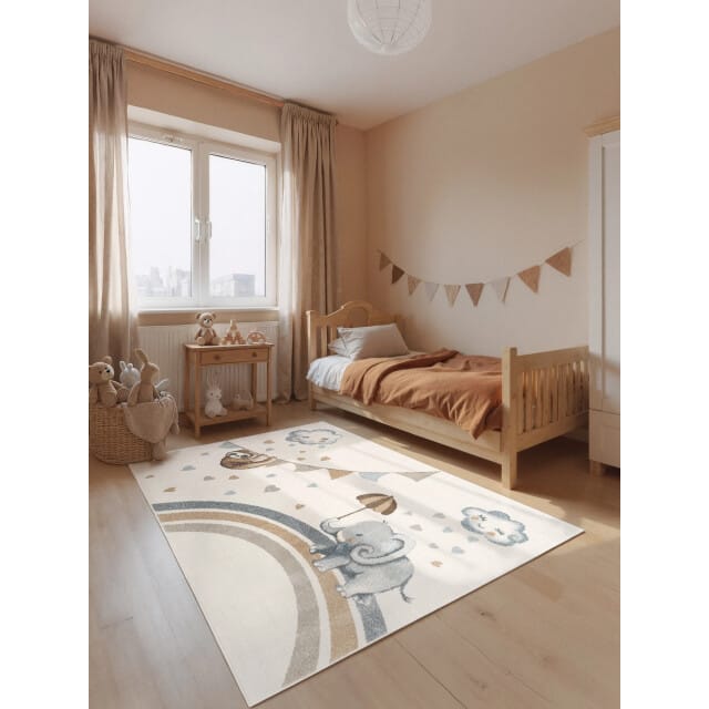 Villeroy & Boch Boho kids kinder vloerkleed olifant rainy party