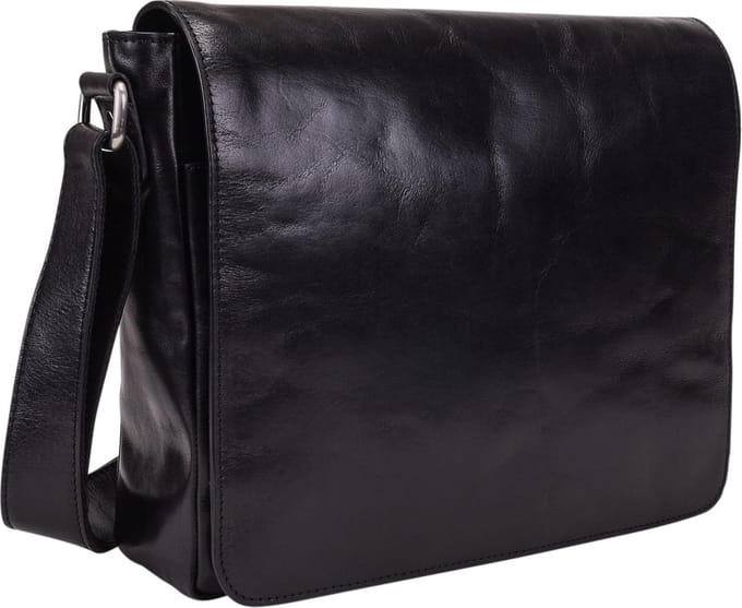 Leonhard Heyden Cambridge messenger M 13 inch - Zwart