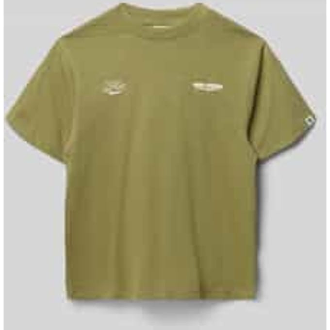 T-shirt met print op de borst en rug kind Garcia