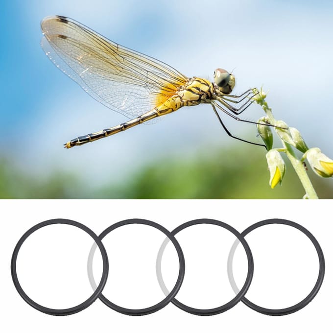Optisch Glas Close-up Macro +1 +2 +4 +10 Lensfilter Kit voor Canon DSLR Camera(67 mm ) 52mm black