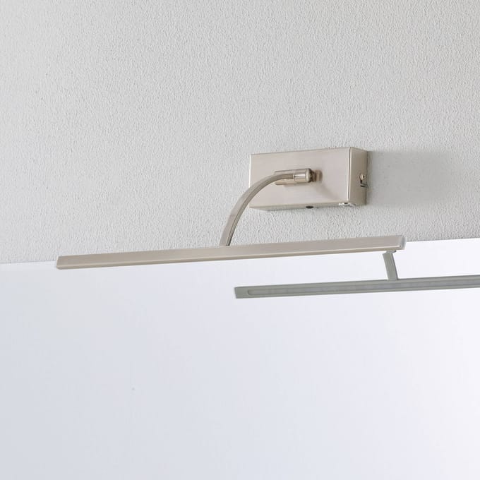 Freelight LED wandlamp Matisse, breedte 45 cm, zilver