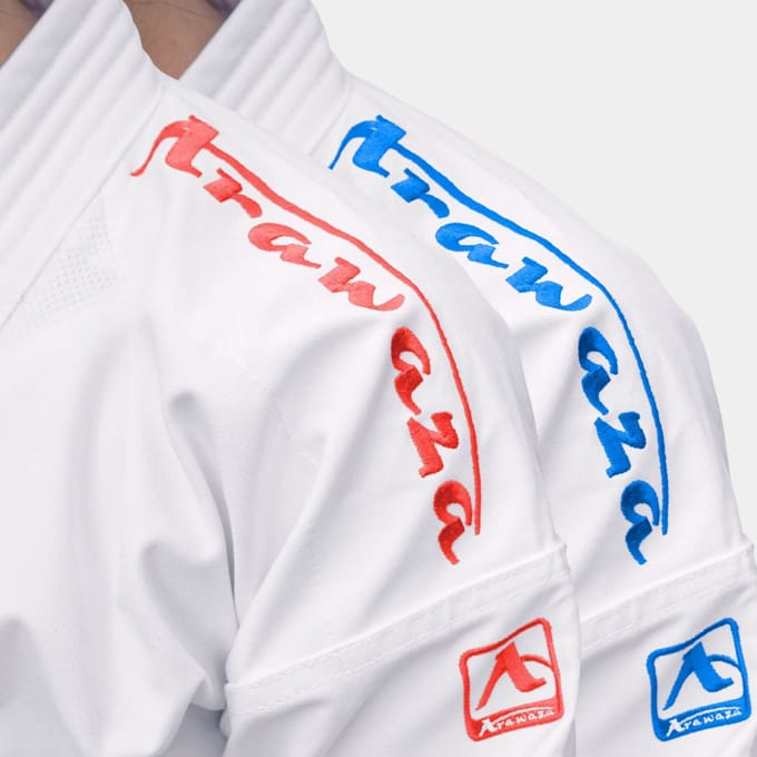 Arawaza Black Diamond WKF Combo kit Dames Rood & Blauw (Maat: 170)