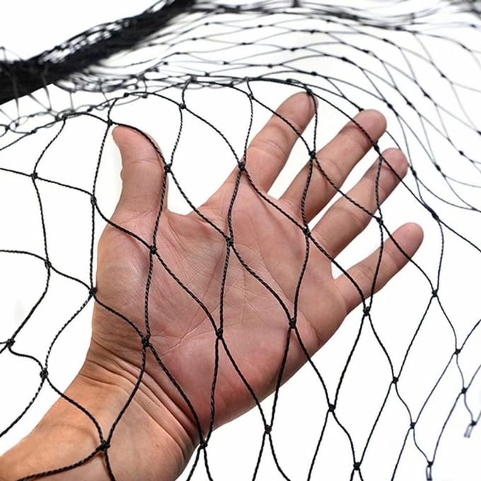 Vogelnet - Vogelgaas - Tuinnet - 10 x 5 m - Maaswijdte 2.5*2.5 cm - Vogel Net - Anti Vogelnet - Volieregaas - Geen knopen - nylon - Tuinspullen