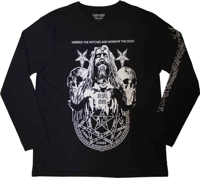 Rob Zombie - Devil Man Longsleeve shirt - XL - Zwart