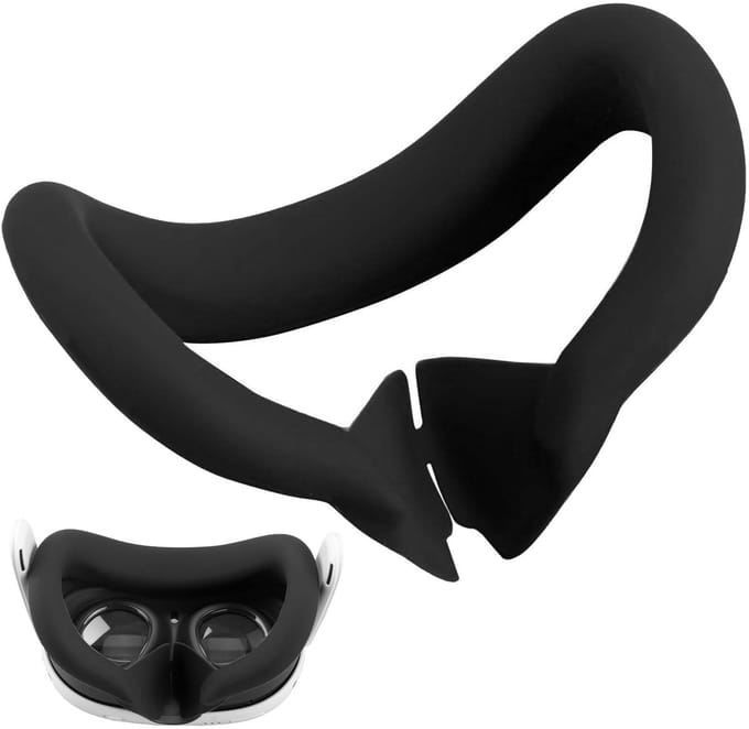 Dailygoods - Siliconen Oogmasker voor VR Headset, Comfortabel en Zweetdicht