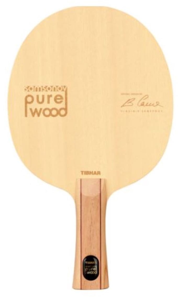 Tibhar Samsonov Pure Wood Anatomic AN tafeltennishoutje