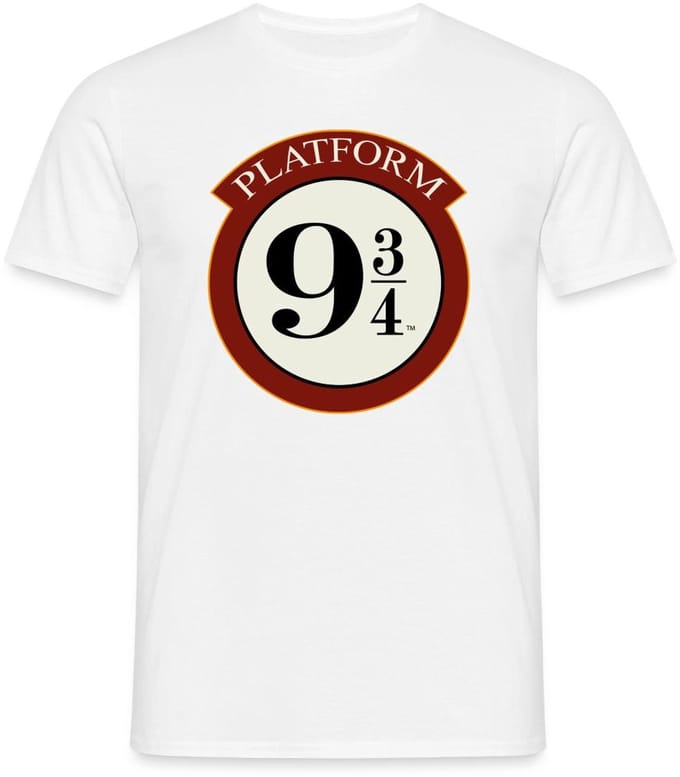 Harry Potter Platform 9 3/4 T-Shirt Heren