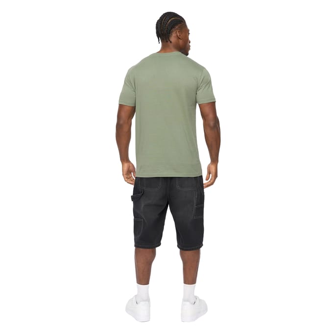 Crosshatch Heren Hallfell T-Shirt (Olijf)
