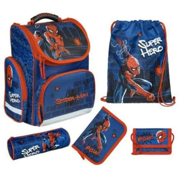 Spiderman School Set - 5 Delig