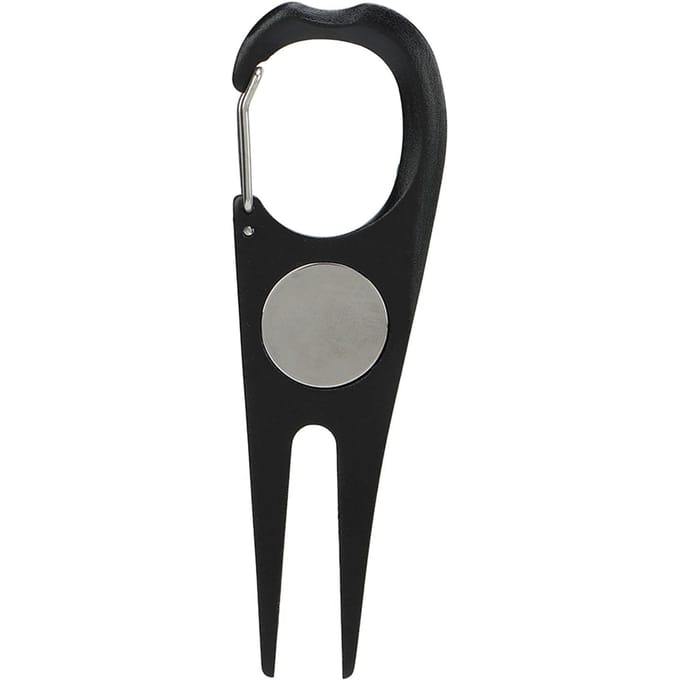 Outil de relèvement de golf, fourche de green de golf en alliage d'aluminium, fourche de golf magnétique, outils de réparation de pelouse gray