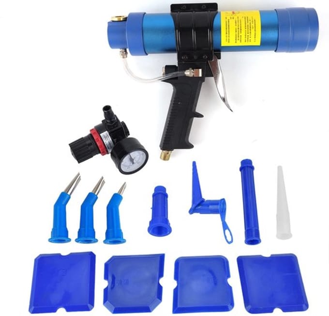 Allecto - Luchtdrukpistool - Compressed Air Cartridge Gun - Voor