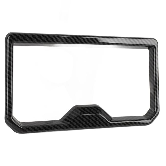 Waterbekerhouder Frame Cover Trim Koolstofvezel Stijl Middenconsole Waterbekerhouder Frame gray