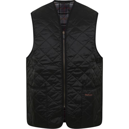 Barbour Voering Quilted Zip-in Zwart - Maat 44 - Heren - Binnenjas