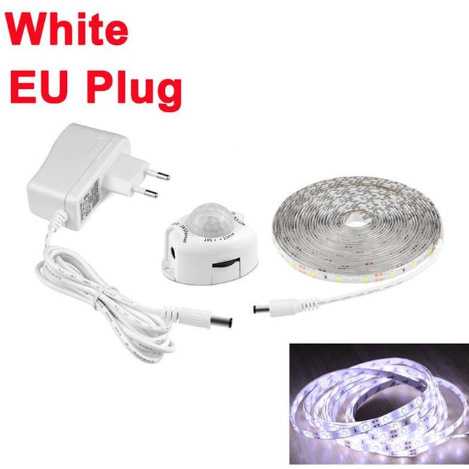 1M 2M 3M 4M 5M Bewegingssensor LED Kastverlichting Nacht Sensor Strip 2m wit