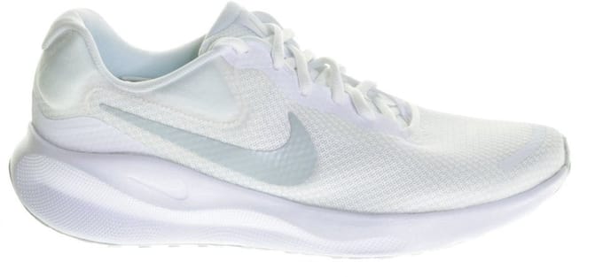 Nike Revolution 7 Wit Puur Platina Hardloopschoenen FB2207-100 46 wit