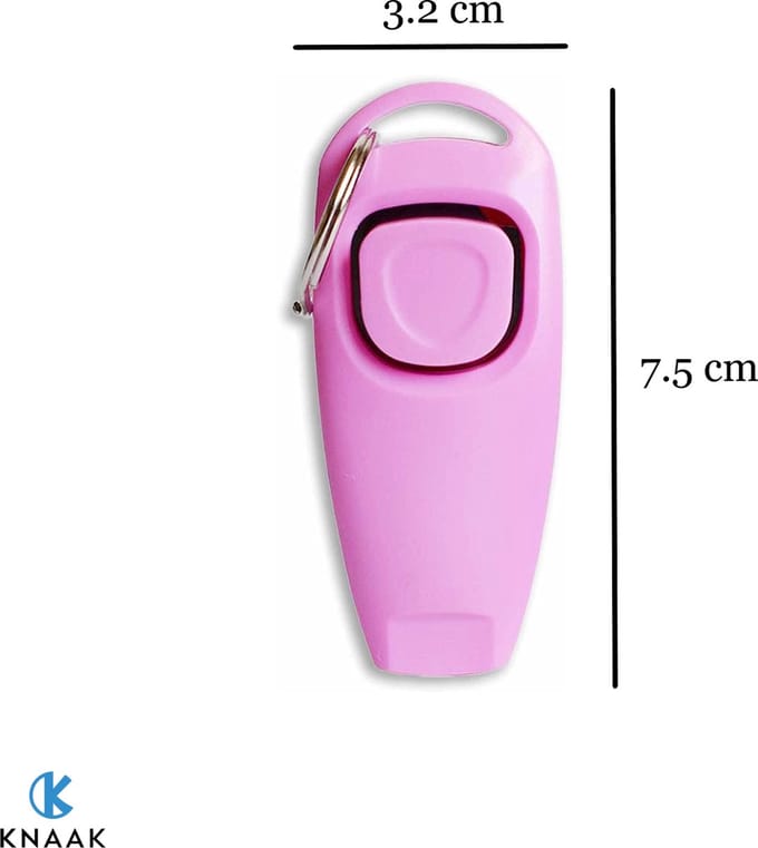Knaak Clicker met Fluit - 2 in 1 Hondentrainer - Roze