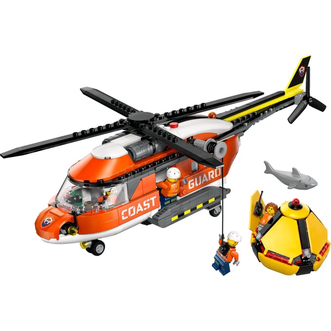 LEGO City Coast Guard Helicopter Toy Building Set 60503
