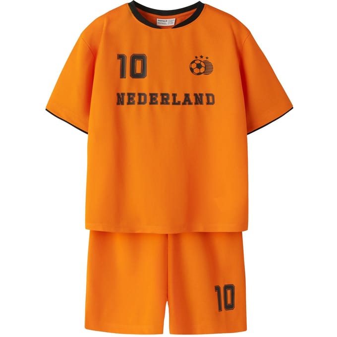 Name It Nederland WK2026 Shirt en Short Set - Maat 146/152