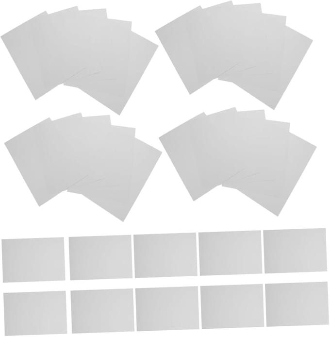 Puzzel Bewaar Vellen - Zelfklevend Papier - Puzzels Beschermen - Eenvoudig Peel And Stick - A4 Formaat - Wit