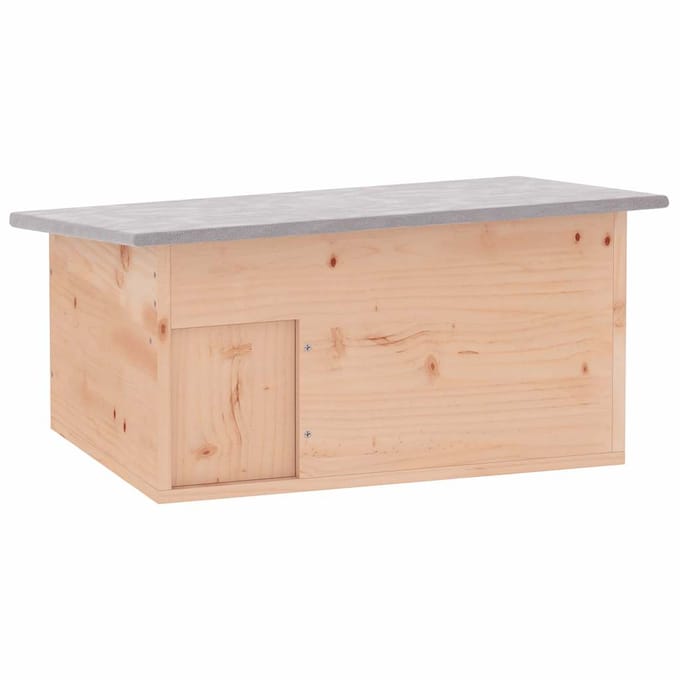 vidaXL - Egelhuis - 45x33x22 - cm - hout