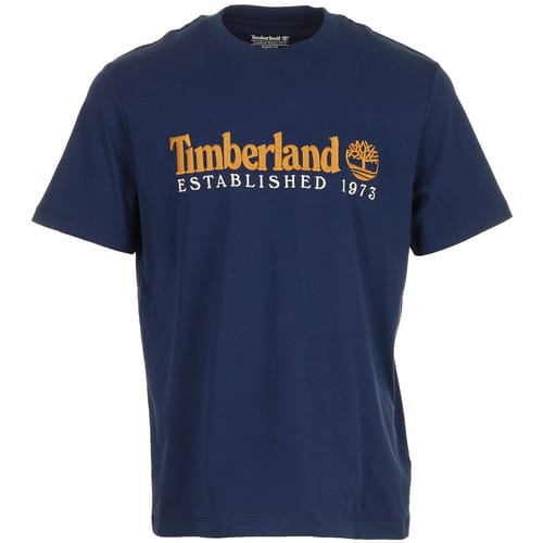 Timberland  T-shirt Korte Mouw SS Embroidered Established 1973