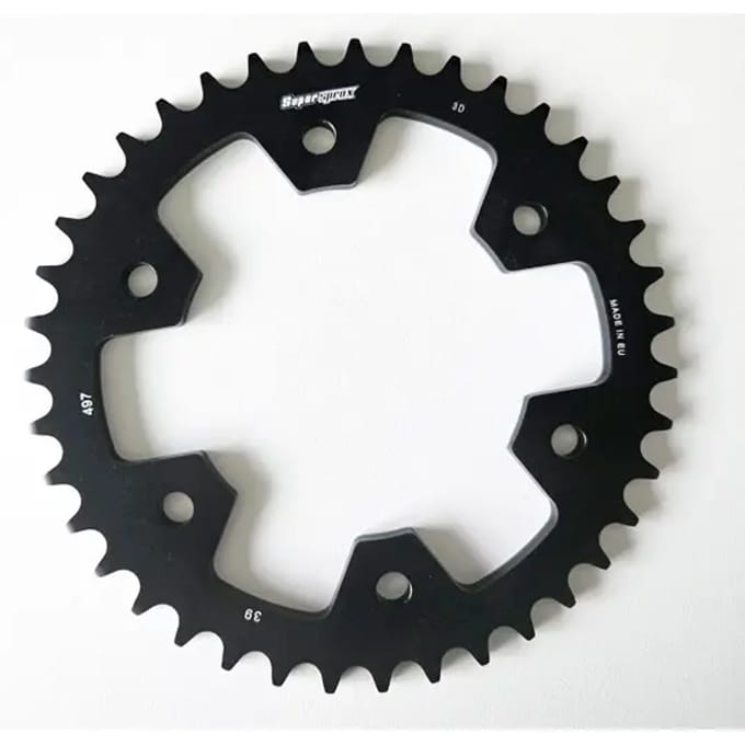 Moto aluminium kroon Supersprox 525 RAL-497:39