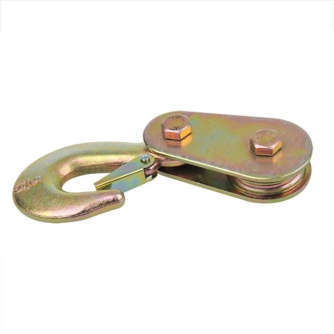 ProPlus Katrol met Gaffelhaak met Klep - 5/16 inch - Maximale Belasting 2000 kilo