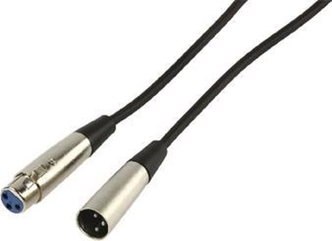 Valueline XLR (m) - XLR (v) audiokabel - 9 meter