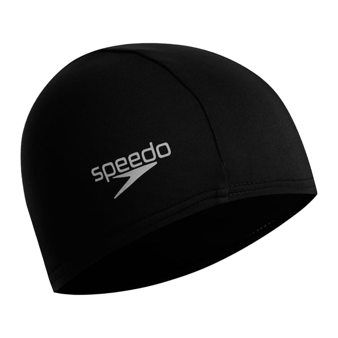Speedo Unisex Volwassen Polyester Zwemcap (Zwart)