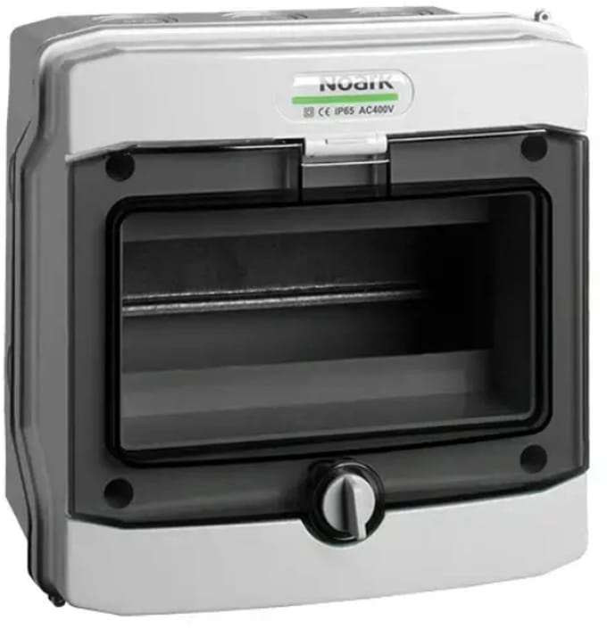 Noark lege groepenkast - installatiekast - 8 posities - IP65 - PHS 8T - (101493)