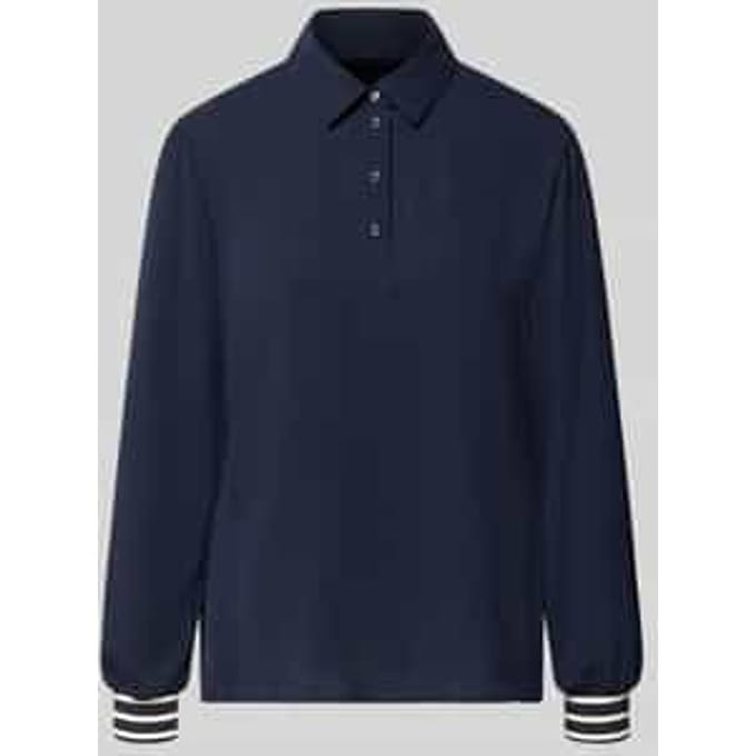 Regular Fit poloshirt met elastische mouwboordjes