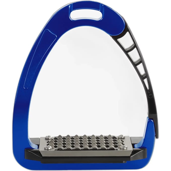 Acavallo Arena Alupro veiligheidsstijgbeugels - BLAUW - 12 CM