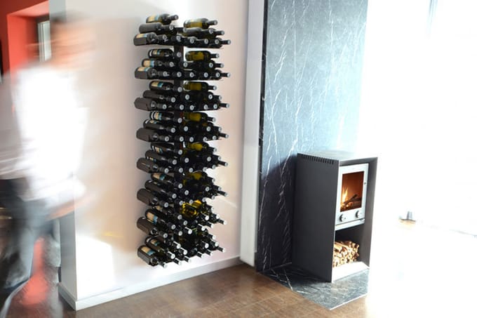 Radius - Wine Tree wandwijnrek - S - zwart
