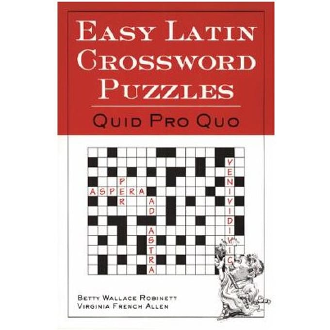 Easy Latin Crossword Puzzles - Betty Wallace Robinett
