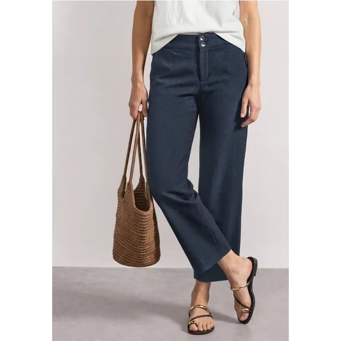 High Waist Jerseybroek met casual pasvorm