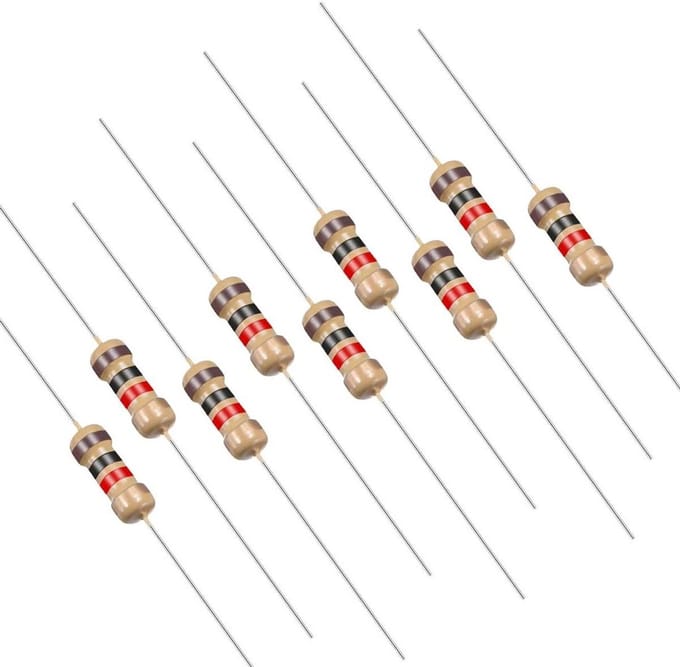 Koolstoffilm Weerstanden - Componenten Set - Elektronica Reparatie - Hoge Precisie - 100 Stuks - Multicolor