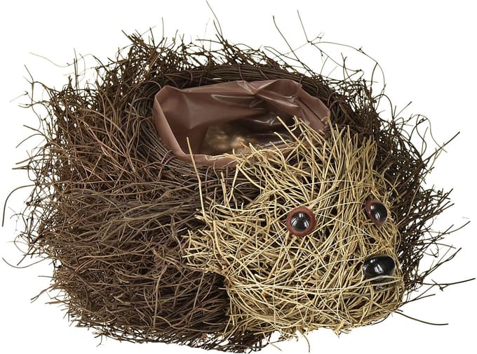 Egel plantenbak van wijnranken 22cm x 25cm