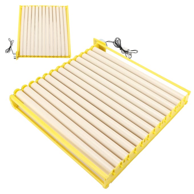 Volautomatische eierbroedlade Huishoudelijke eierbroedmachine lade voor kip eend gans kwartel 220V beige