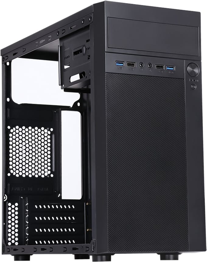 itek THEON Mini Tower Zwart 500 W