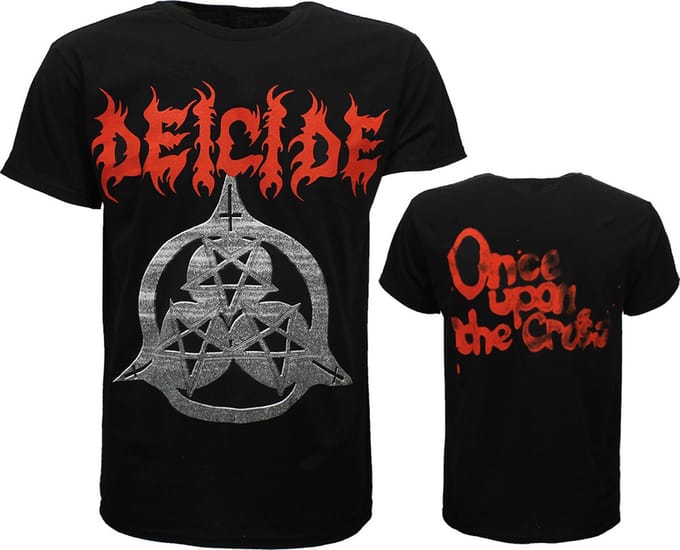 Deicide Once Upon The Cross T-Shirt - Officiële Merchandise - L