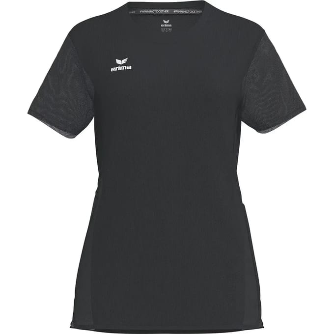 Erima T&F Wings Functioneel T-Shirt Dames - Zwart / Wit | Maat: 36