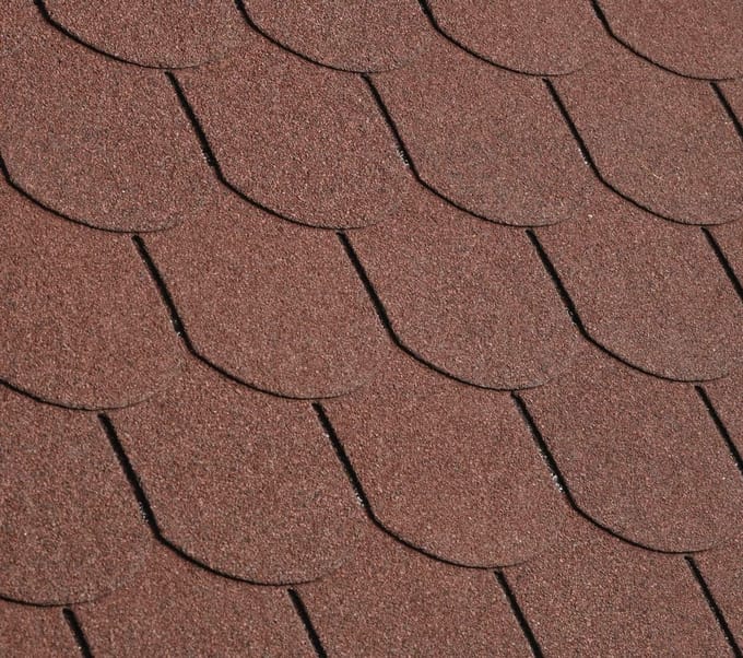 Bitumen Dakshingles Beverstaart Rood 2 m² Weerbestendige Dakbedekking