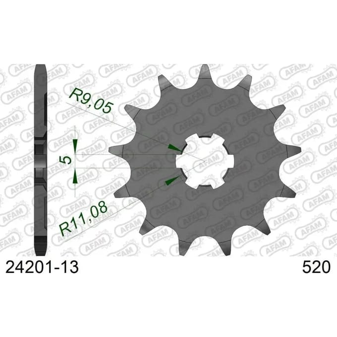 Motortandwiel Afam 520