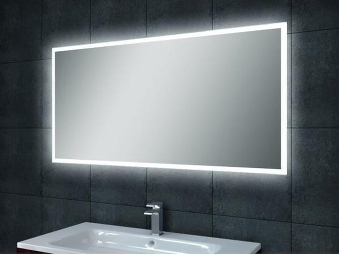 Wiesbaden Quatro spiegel rechthoek met LED, dimbaar en spiegelverwarming 80 x 60 cm