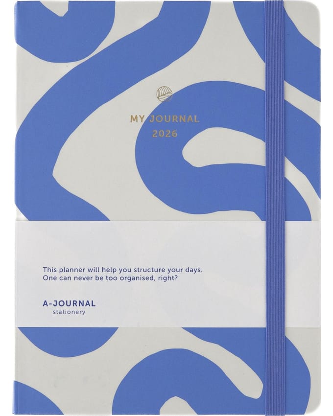 My Journal - Agenda 2026 - A5 - blauw Flow