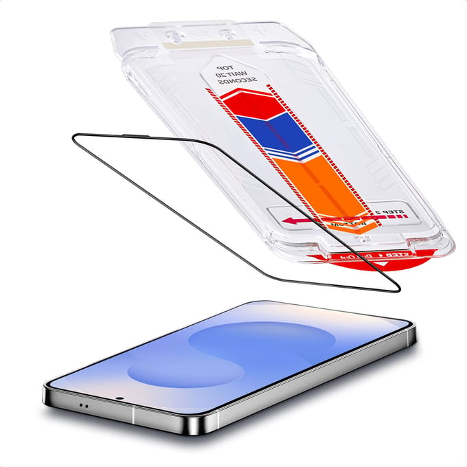 Accezz Screen Protector - Geschikt voor Samsung Galaxy S25 FE - Glas Screenprotector met Anti-dust Applicator